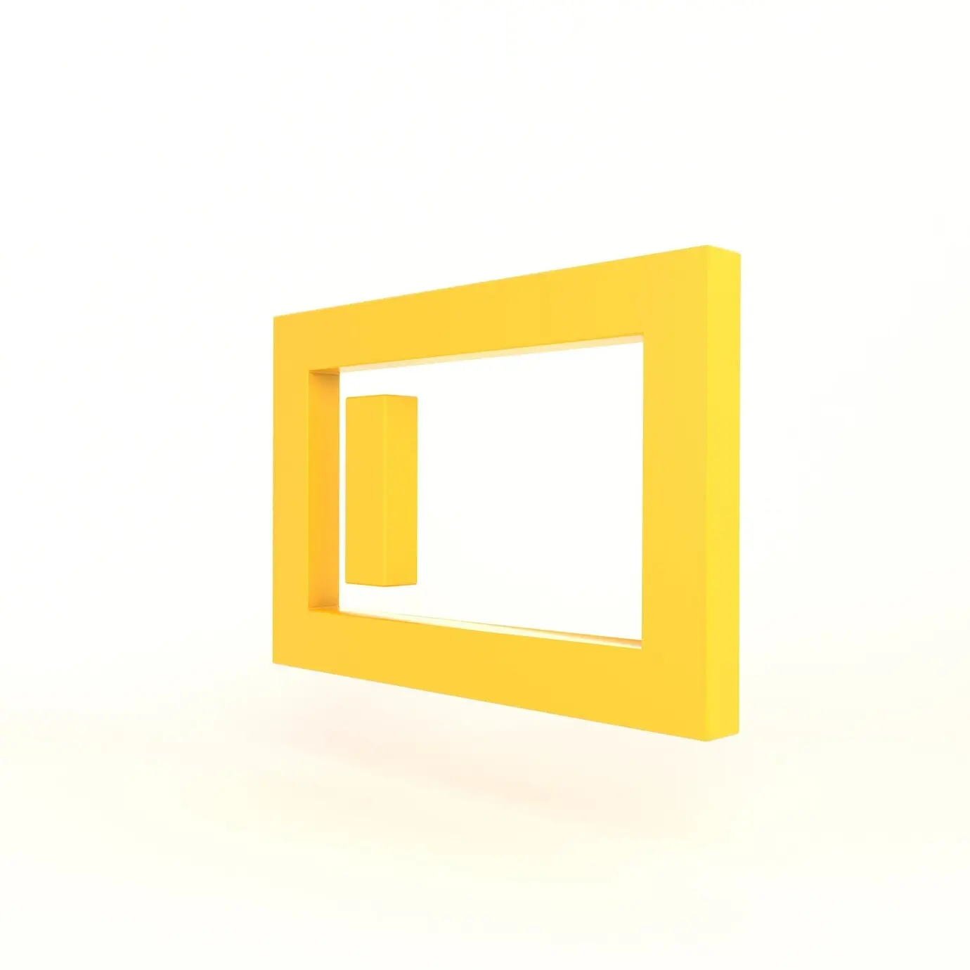 Low battery sign on the right side with a white background.